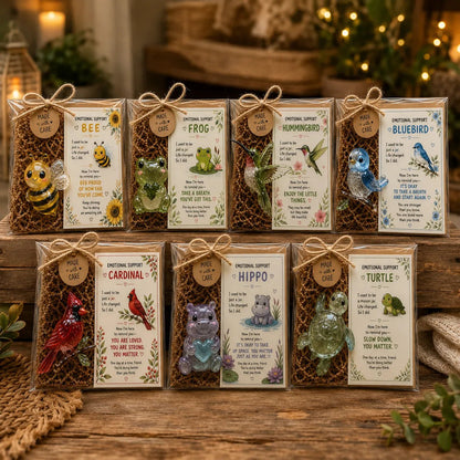 💌 Emotional Support Animal – Meaningful Encouragement Keepsake with Message Card & Gift-Ready Packaging ✨