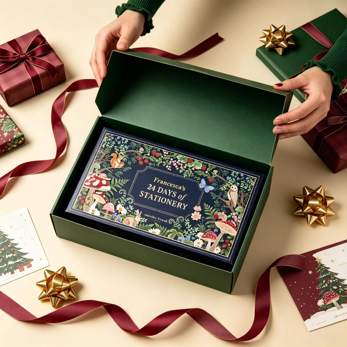 Advent Calendar 2026 Stationery Christmas Gift Set