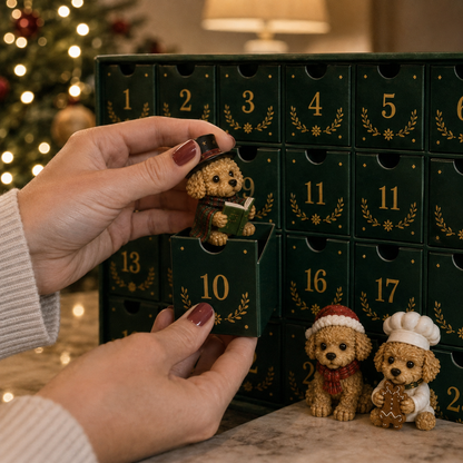 🐶 24 Days of Christmas Teddy Dog Magic Advent Calendar – 24 Collectible Holiday Puppy Surprises