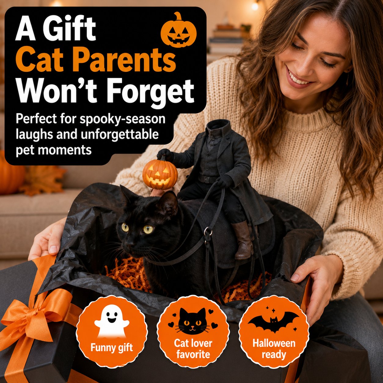Headless Horseman Cat Costume