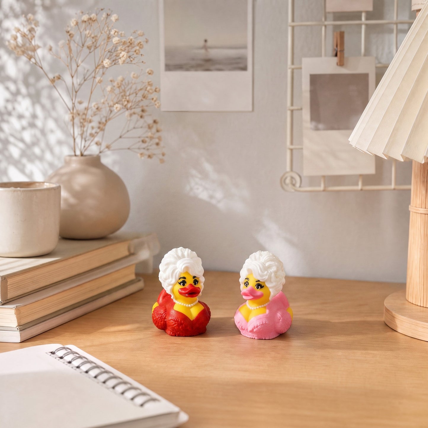 Dolly Duck – 3D Printed Collectible, Cute Desk & Car Decor