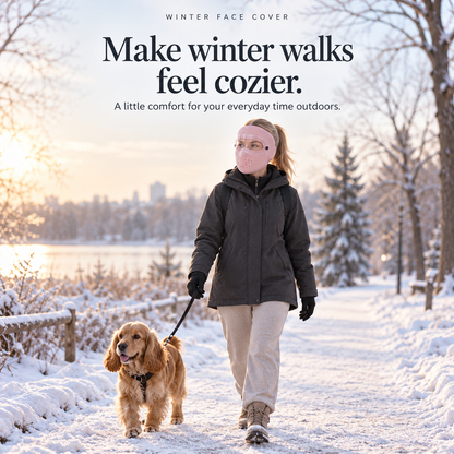 ❄️ Cozy Winter Face Cover with Clear Eye Shield – Comfort for Chilly Days Outdoors