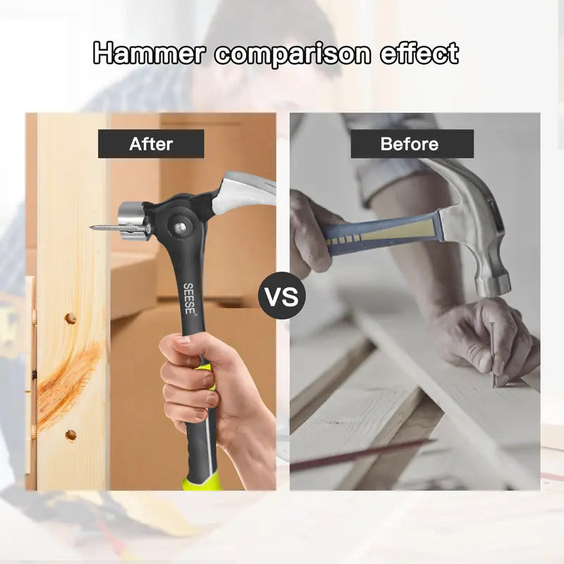 Adjustable Nail Puller Hammer
