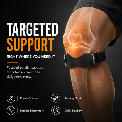 🔥Silicone Patella Knee Strap for Knee Pain Relief