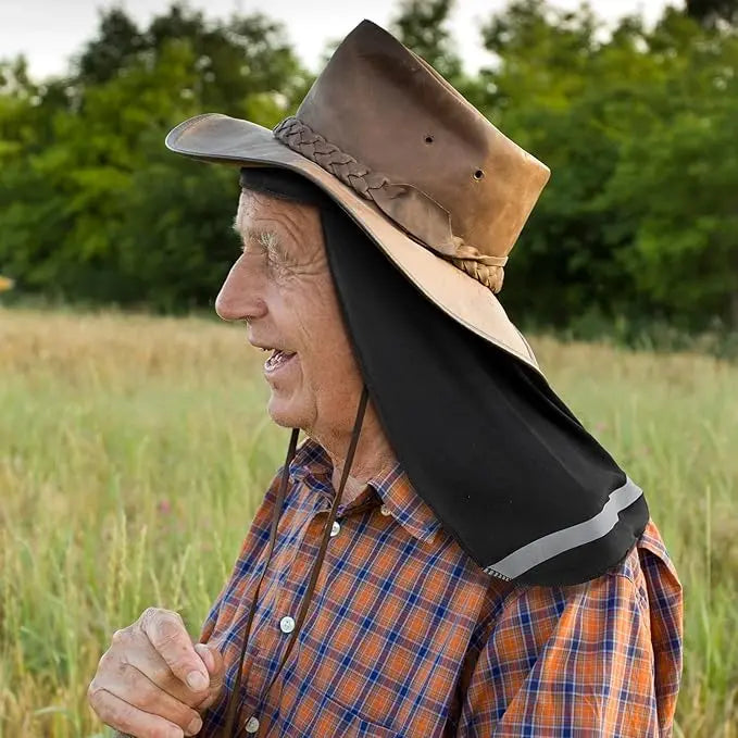 2 Pieces Hard Hat Sun Shade with Neck Flap for Outdoor Activities