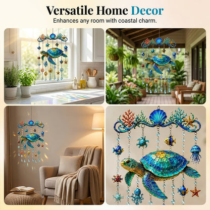 🐢Ocean Animal Acrylic Wind Chime✨