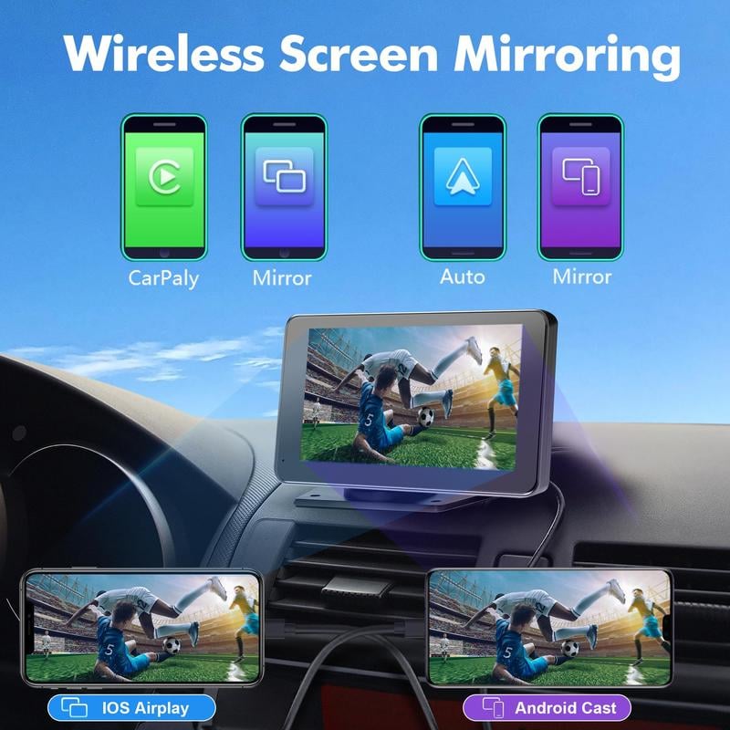 ✨Universal 7 Inch Car Android Radio 128G CarPlay Android auto Stereo Radio with 2.5D HD Touchscreen  FM BT