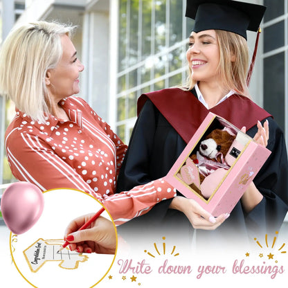 Class of 2026 Graduation PhD Bear Gift Set For Daughter Son Friend Grad Keepsake
