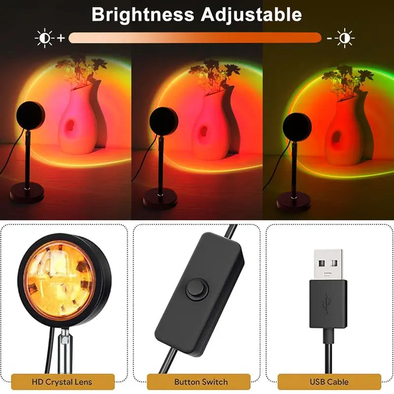 Upgraded Sunset Lamp Projector