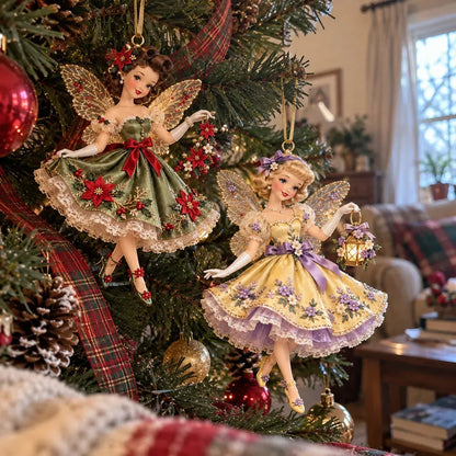 🧚‍♀️Vintage Fairy Christmas Ornaments – A Touch of Old-Fashioned Magic
