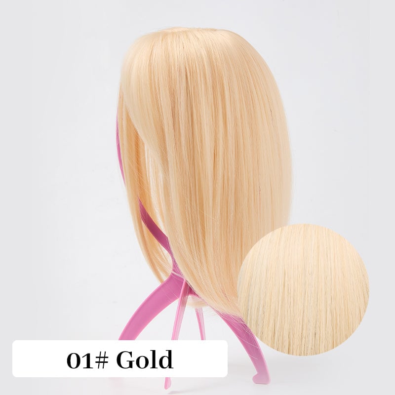 💥Superior Quality-Natural Hair Toppers With Bangs For Women