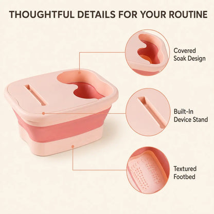 Collapsible Foot Bath for Ultimate Soaking Comfort