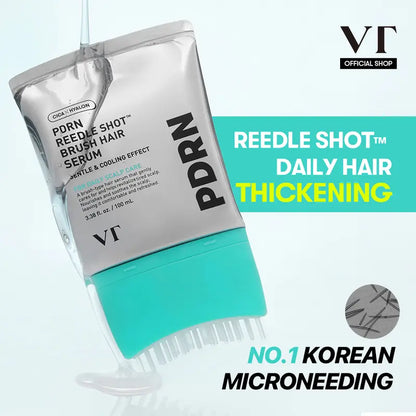 #1 viral PDRN Reedle Shot Hair Brush Serum