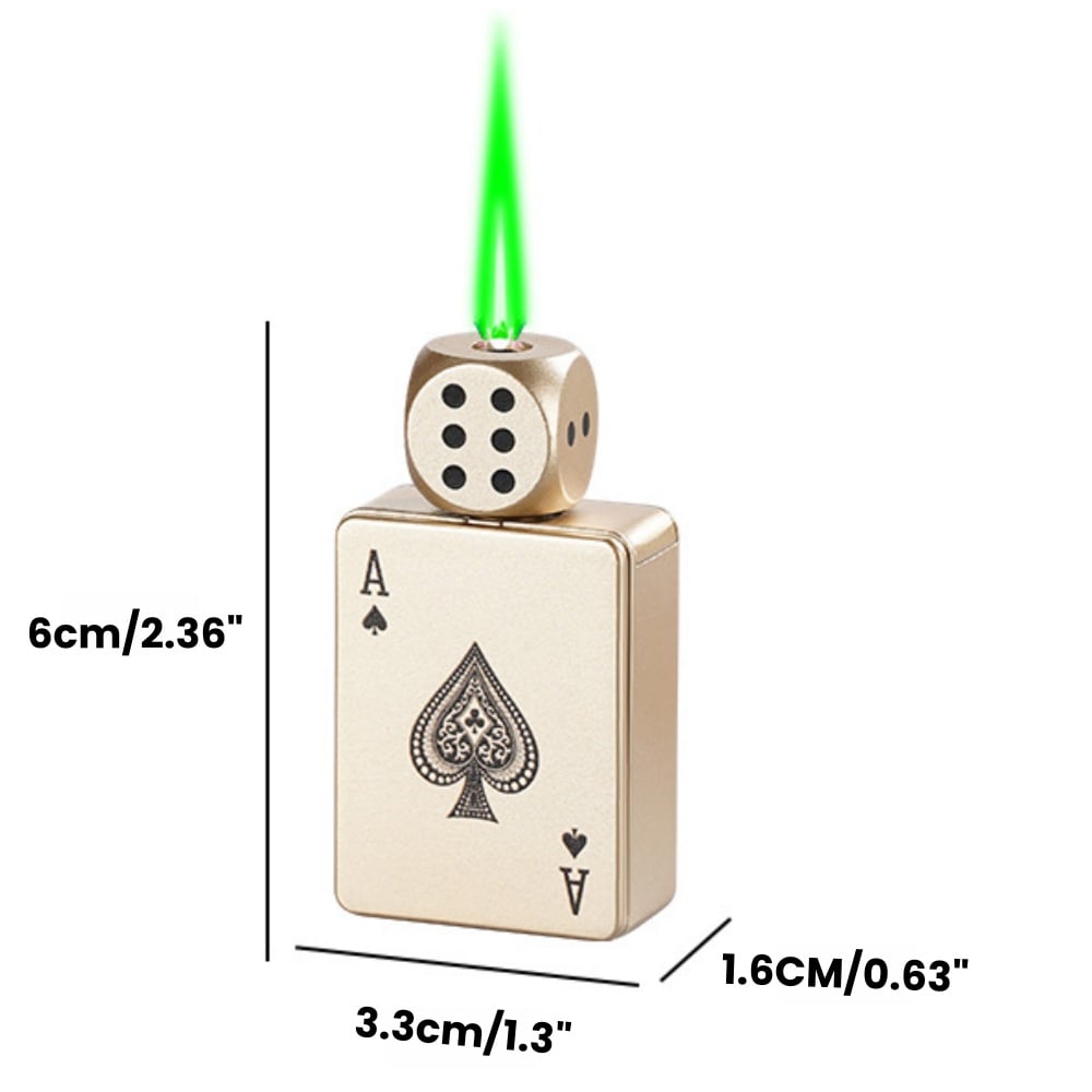 🔥Stress-Relief Rotating Dice Lighter