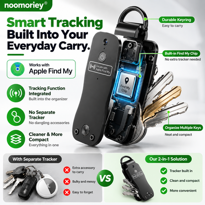 🔑 Smart Key Organizer with Find My Tracking & Sound Alert