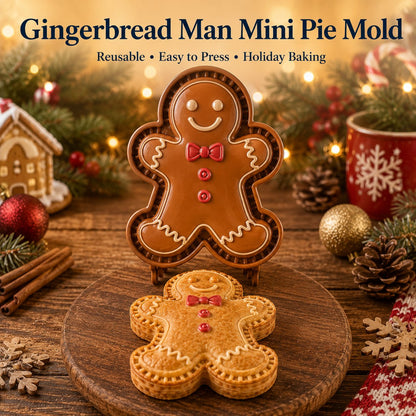 🎄Christmas Mini Pie Mold Collection – 9 Reusable Embossed Holiday Designs