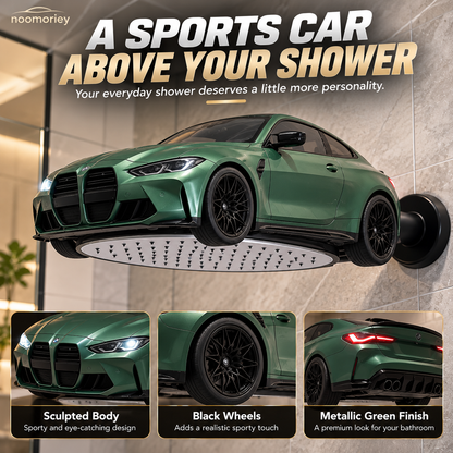 🏎️🚿 AutoRain – Sports Car-Shaped LED Rainfall Shower Head