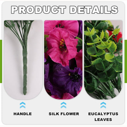 🌺 UV Resistant Hanging Artificial Morning Glory Vine 💖