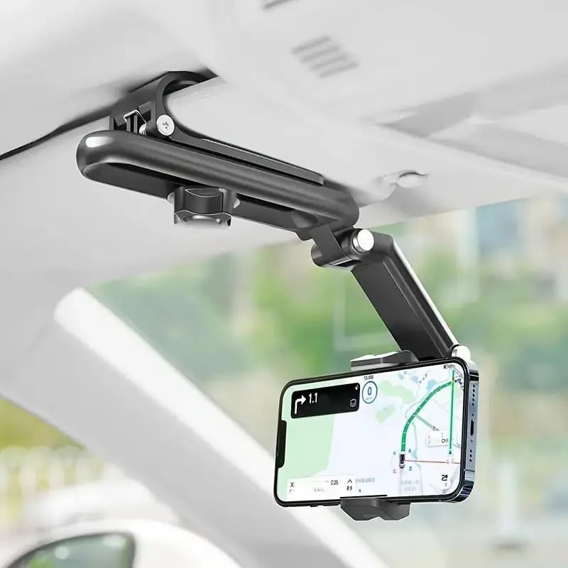 📱New 1080° Multi-function Sun Visor Universal 360 Degree Rotating Phone Holder
