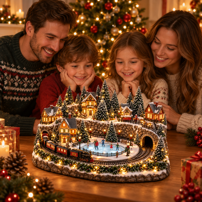 🔥 Lighted & Animated Christmas Village Collection-✨Same as the video