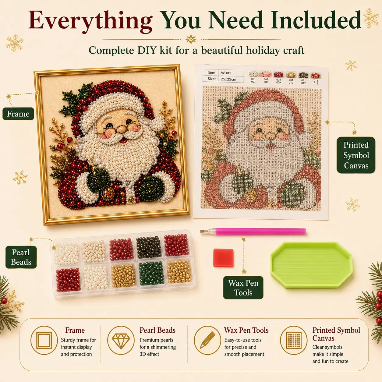 ❤️ Craft Magical Memories: 5-Theme 3D Pearl Art Kit for the Family 🎨