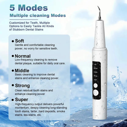 Ultrasonic Dental Plaque Remover for Humans & Pets