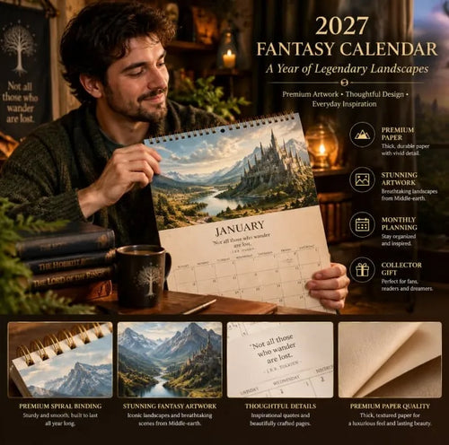 🧝📅 The Lord of the Rings 2027 Wall Calendar