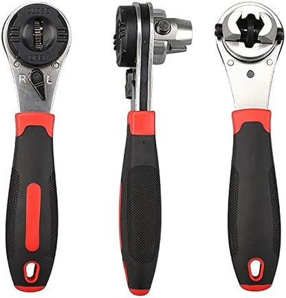 🔥49% OFF | Adjustable Ratchet Wrench 6-22mm 🛠️ Heavy Duty CR-V Steel Repair Spanner