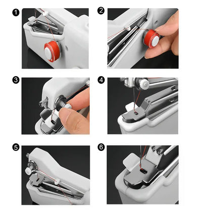 Household handheld small electric sewing machine portable sewing machine portable sewing tool manual sewing machine