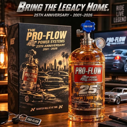 🏎️25th Anniversary Street Racing Nitrous Tank Whiskey Decanter with Collector’s Box