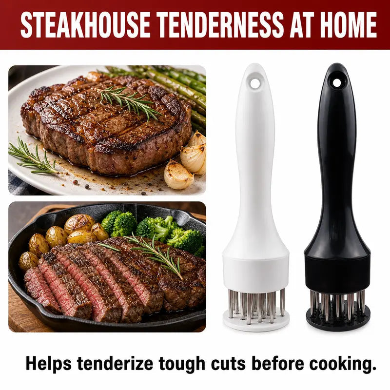 🥩✨ 50% OFF  Stainless Steel Meat Tenderizer – 🔥Makes Meat More Tender and Juicy 🔪🍖