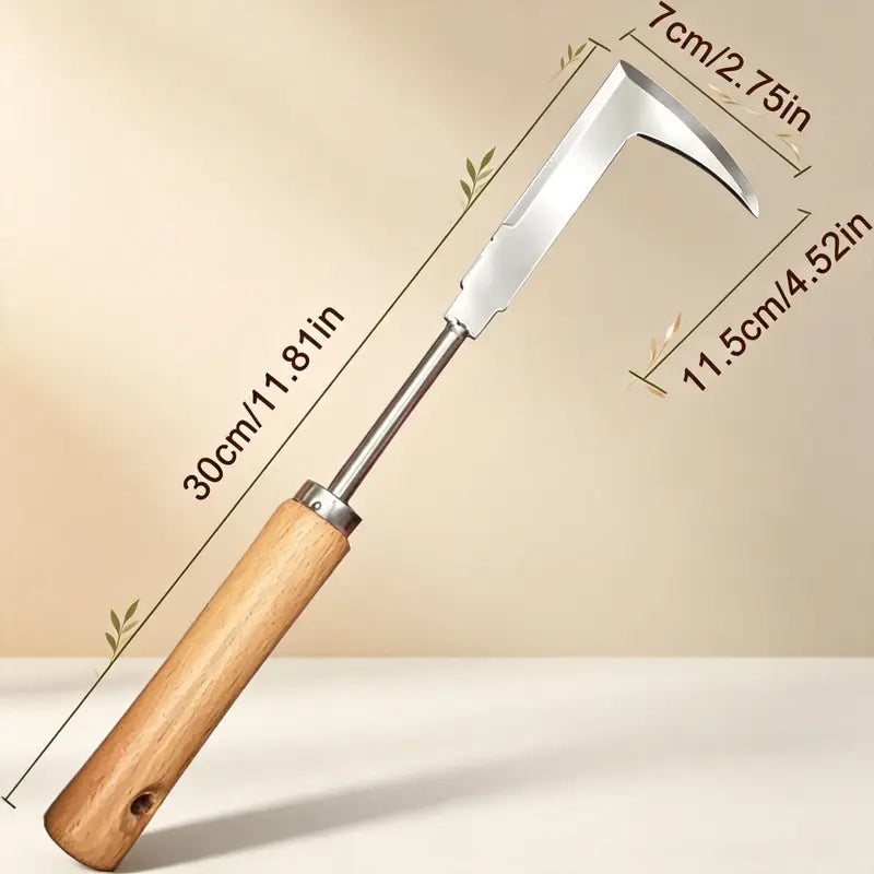Wooden Handle Crevice Weeder