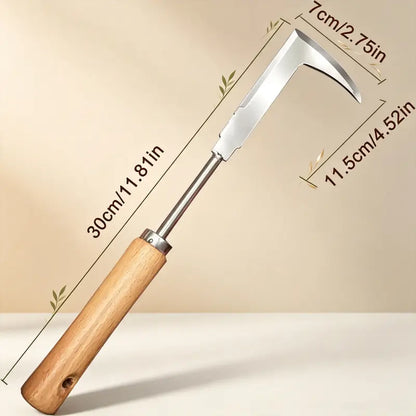 Wooden Handle Crevice Weeder