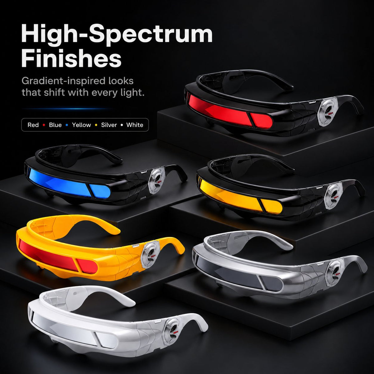 🕶️Cyberpunk Visor Collection | Future Hero Futuristic Eyewear