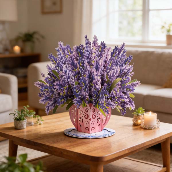 🌼💌 Forever-Blooming 3D Flower Pop-Up Card🎁