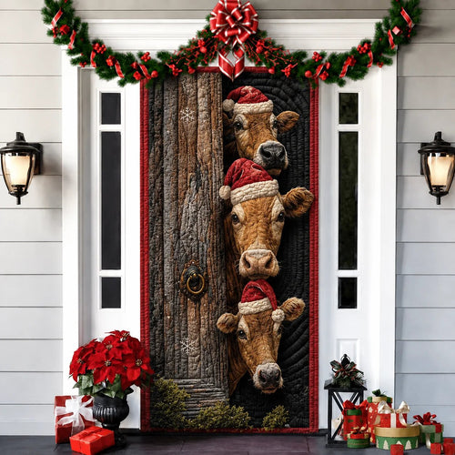 🎉🔥Last day with huge discounts!🌟2026 3D Christmas front door decoration
