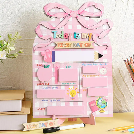 First Day of School Sign Reusable Back