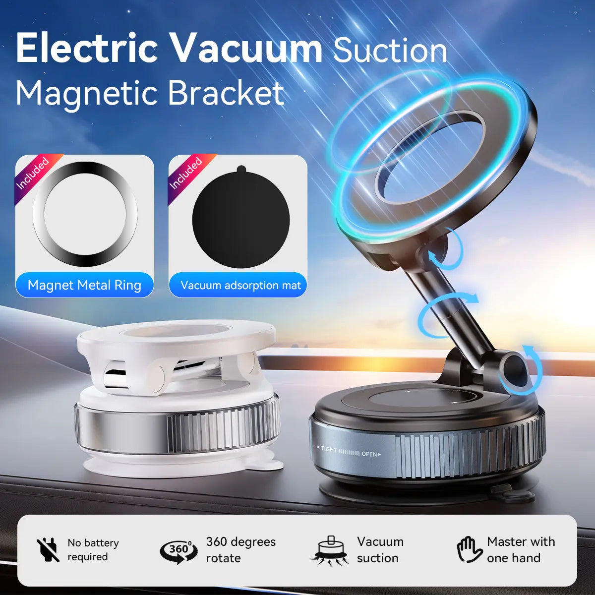 Upgraded Magnetic Cell Phone Car Mount