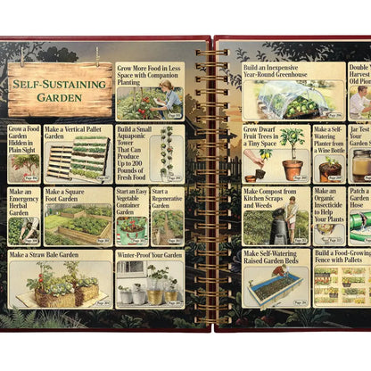 📖The Lost Skills of Independence Book | 200 Life-Saving Skills for Home Projects, Survival, Emergencies, Food Preservation, Herbal Remedies, Mindset, and More