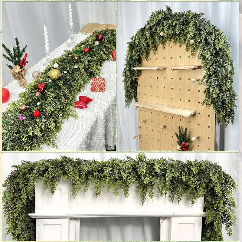 6FT Real Touch Artificial Cedar Garlands