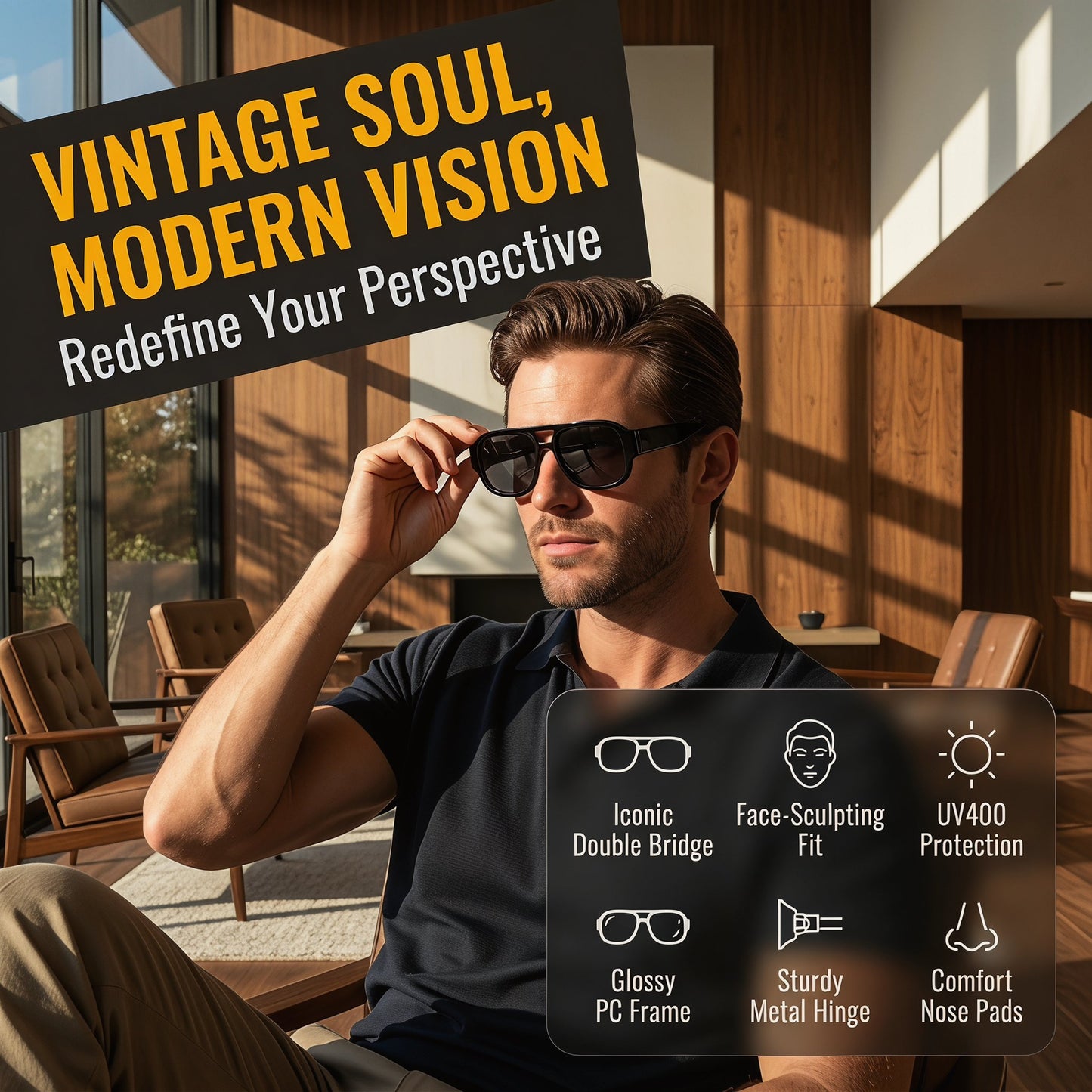 Stylish Aviator Sunglasses for Men & Women