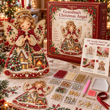🔥Last Day 49% OFF - 👼✨ DIY Pearl Art Christmas Angel Ornament Kit