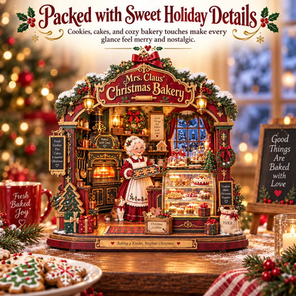 🎄 Mrs. Claus’ Christmas Bakery™——DIY Shadow Box Kit