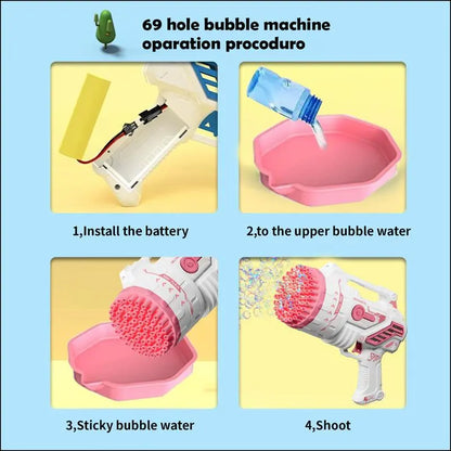 Kids' Bubble Machine – Festive Party Supply