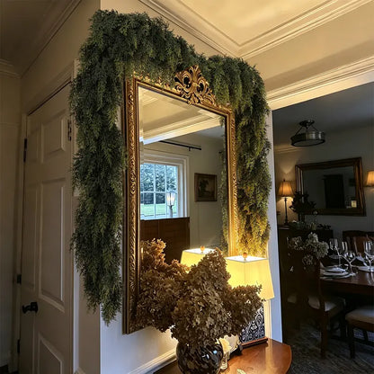 6FT PE Material Real Touch Classic Evergreen Artificial Cedar Garland
