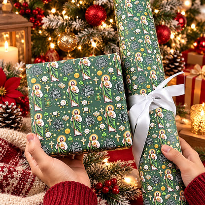 ✝️🎁San Judas Tadeo Christmas Wrapping Paper