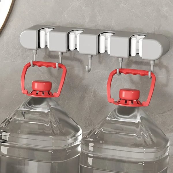4 Slot & 5Hook Wall Mounted Holder