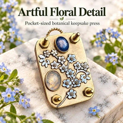 🌸 Mini Portable Flower Press | Pocket-Sized Botanical Press for Small Blooms, Petals & Keepsake Crafts 🌿