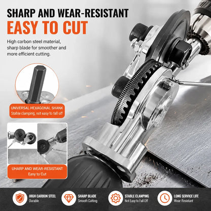 🔩 Metal Sheet Cutter Drill Attachment — Fast, Clean & Effortless!