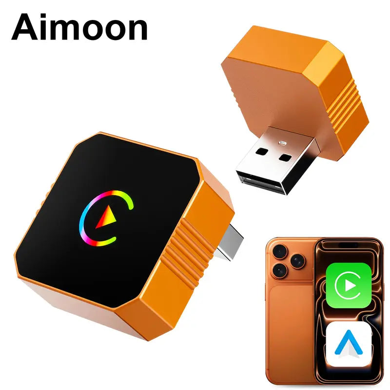 2026 Latest Wireless CarPlay Adapter 2-in-1